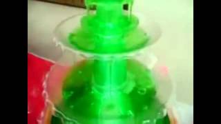 Fuente iluminada para bebidas y coctel