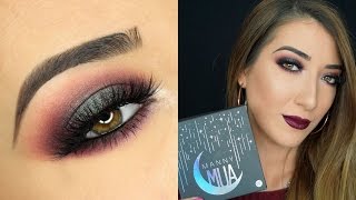 Cranberry Halo Smokey Eye | Makeup Geek X Manny MUA Palette
