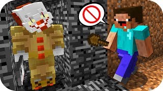 НУБ ЗАТРОЛЛЕН НЕВИДИМЫМ ПРО КЛОУНОМ ОНО ПЕННИВАЙЗ В МАЙНКРАФТ ! ТРОЛЛИНГ MINECRAFT Мультик