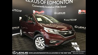 Used Red 2016 Honda CR-V EX-L Walk Around Review - Camrose, Alberta