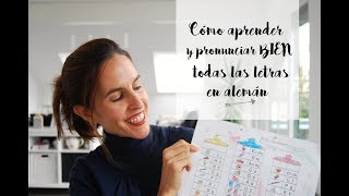 Cómo aprender y pronunciar bien todas las letras en alemán