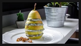 Come fare un antipasto con pere e gorgonzola - Tutorial di VisualFood
