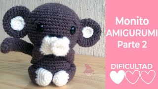 MONITO AMIGURUMI PARTE 2