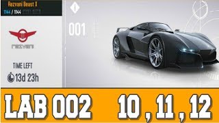 Rezvani Beast X LAB 002 TEST 10 , 11 , 12  Asphalt 8 Airborne