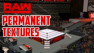 Permanent Raw Arena Textures (updated) for wwe svr 2k19/ 2k11 PSP by Mr. TechDroid