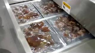 Автоматическая вакуумная термоформовочная машина для упаковки продуктов