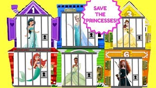 Disney Princesses Belle Tiana Elsa Jasmine Ariel Merida Princess
