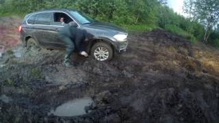 Mitsubishi L200 NEW vs BMW X5 F15 часть 2. + нива сток