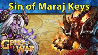 Gems of War: Sin of Maraj Key Opening
