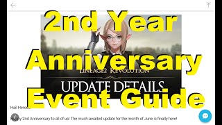 2nd year Event Guide - Asia Server - L2R