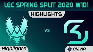 VIT vs SK Highlights LEC Spring 2020 W1D1 Team Vitality vs SK Gaming LEC Highlights 2020 by Onivia