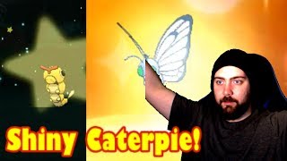 "WHAT THE F***'S UP?!" | Shiny Caterpie/Butterfree Reaction | Pokemon USUM