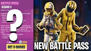 *NEW* SEASON 3 BATTLE PASS NEWS!! ( Fortnite Battle Royale Update )