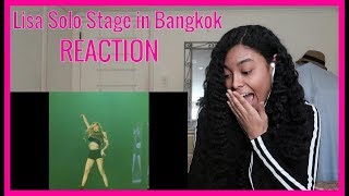 BLACKPINK Lisa ‘Swalla’ Solo Stage in Bangkok (Fancam)  REACTION