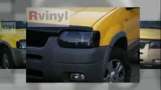 Blacked Out Ford Escape Headlight Tint - Customer Installation Video