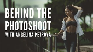 Angelina Petrova Photoshoot & Tesla Model 3 Acceleration reaction