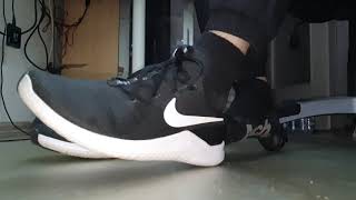 23yo Boy Shoeplay and Sockplay with new Nike Free TR8 and 7 days worn bench socks