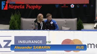 Александр Самарин / Alexander SAMARIN - Ondrej Nepela Trophy 2018  Men - Short Program