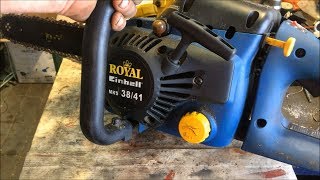Бензопила Einhell MKS 38/41 Royal.Насколько возможно заменить то чего уже нет!!!(