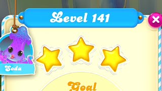 Candy Crush Soda Saga Level 141 3-STAR No Boosters