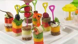 Формы для канапе PRESTO FoodStyle, 4 вида