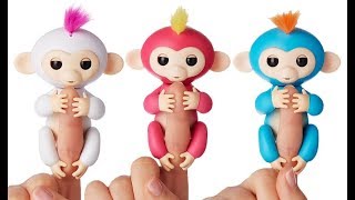 Fingerlings Monkey - интерактивная ручная игрушка обезьянка