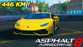 Lamborghini ile 446 KM Hız ! Arabalar Asphalt 8 Airborne