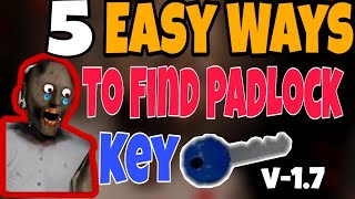 ALL LOCATION OF PADLOCK KEY IN GRANNY | GRANNY HORROR GAME | GAME TOWN