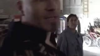 Ian Paul Cassidy behind the scenes on "Monk" set