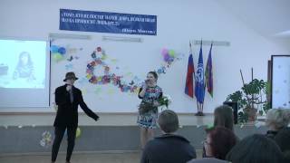 Букет из белых роз. Концертный номер к 8 марта в КСЭИ