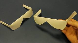 Очки из бумаги, оригами своими руками | Paper glasses
