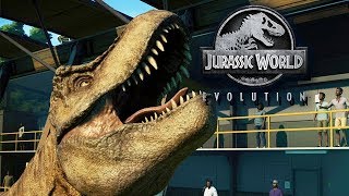 Jurassic World Evolution Gameplay German #17 - T-Rex im Park