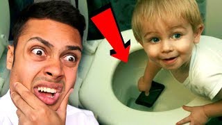 REACTING TO KIDS DOING STUPID THINGS