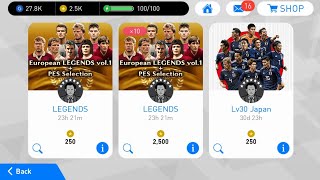 Exclusive European Legends Vol.1 + Pes Selection GET Thunder BlackBall PES 2018 Mobile