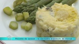 Recette de saison : la véritable brandade de morue