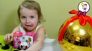 Открываем  сюрпризы Шоколадный ШАР Чебурашки Свит бокс Май Литл Пони  Baby surprise unpacking