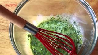 Matcha Green Tea Square Panna Cotta