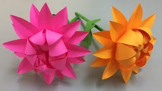 How to Make Beautiful Flower with Paper - Making Paper Flowers Step by Step - DIY Paper Flowers #7
