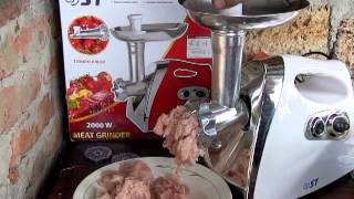 Мясорубка ST(Saturn) 2000ватт+соковыжималка для томатов