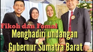 Fikoh dan Fomal Mendapat  SUATU KEHORMATAN Menghadiri Pernikahan Putri Gubernur