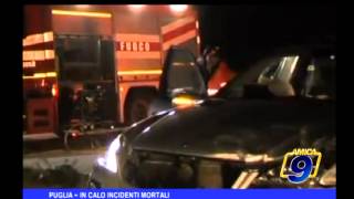 Puglia | In calo incidenti mortali