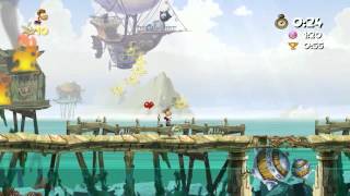 22.1 - Прохождение Rayman Origins - Порт паник (На время) - Море прозорливости