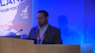 Scot Walker Unite Scotland chair opens first  policy conference.