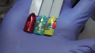 Дизайн ногтей в технике "литье"