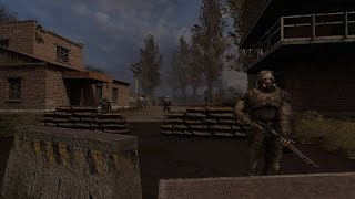 Сталкер. Чистое небо. Тайник у блокпоста или СМЕРТЬ ВОЕННЫМ!