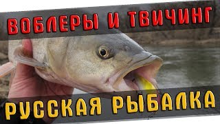 РУССКАЯ РЫБАЛКА 4 ?  КАК ЛОВИТЬ НА ВОБЛЕРЫ?? ТВИЧИНГ НА ВОЛХОВЕ!
