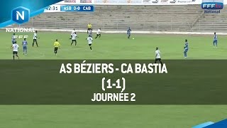 J2 : AS Béziers - CA Bastia (1-1), le résumé