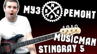 СМЕРТЬ МУЖИКА. РЕМОНТ MUSICMAN STINGRAY BASS 5