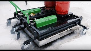Infrared asphalt heater | Podgrzewacz do asfaltu MIRA-1 | Инфракрасный нагреватель асфальта ТМ TICAB
