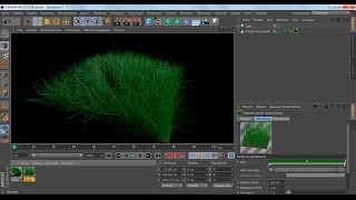 Cinema 4d R15 grass tutorial : трава в Cinema 4D